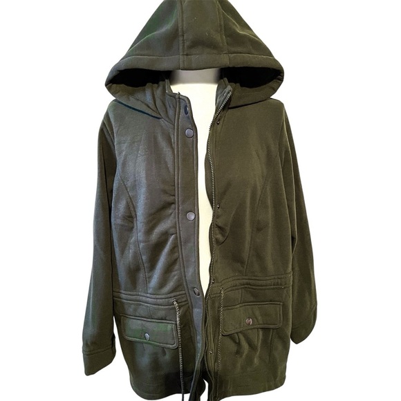 New Look Jackets & Blazers - New Look Hooded Fleece Utility Jacket